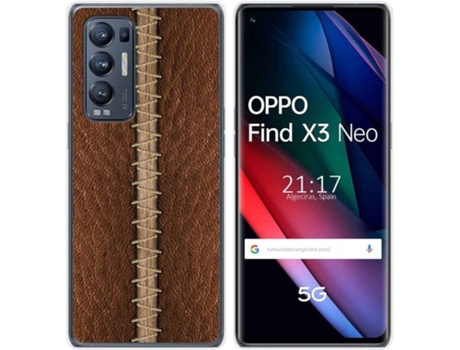 Carcasa Oppo Find X3 Neo TUMUNDOSMARTPHONE Cuero 01 Multicolor