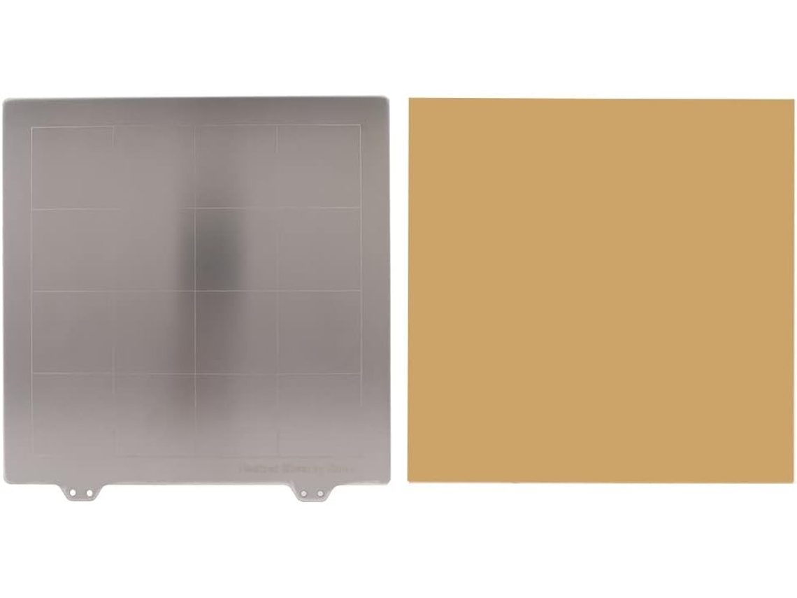 Placa De Metal Para Cama Calefactora De 235 X 1 Mm Con Lámina De Pei Y Cinta