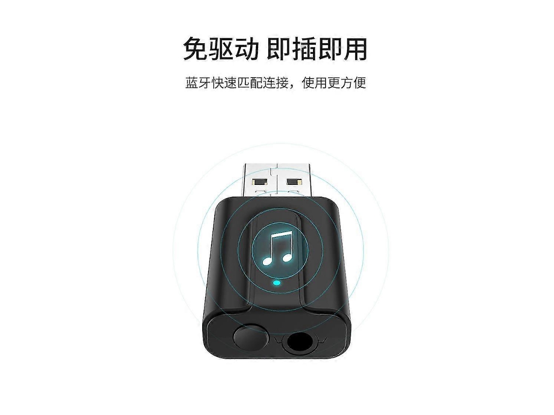 Transmisor y receptor Bluetooth dos en uno, adaptador Bluetooth de transmisión de audio inalámbrico Rosewell