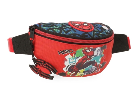 MARVEL Riñonera Casual Poliéster Spiderman Urban Negro