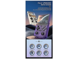 Consola De Videojuegos Retro R35plus De 64 Gb, Más De 10 000 Juegos, Pantalla Ips De 3,5 Pulgadas, Sistema Linux Para Psp, Ps1, C