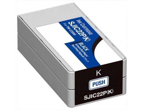 Cartucho de Tinta Compatible EPSON Sjic22P Negro Tinta Pigmentada (C33S020601 - Sjic22Pk)