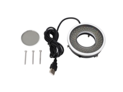 Yncm2026-sistema Óptico Polarizado De Microscopio Luz Led 96 Perlas Fuente De Luz Circular Antireflejos