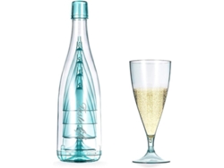 Copa De Vino De Plástico Reutilizable De 200 Ml, 5 Piezas Desmontables Con Botella De Almacenamiento Para Picnics.