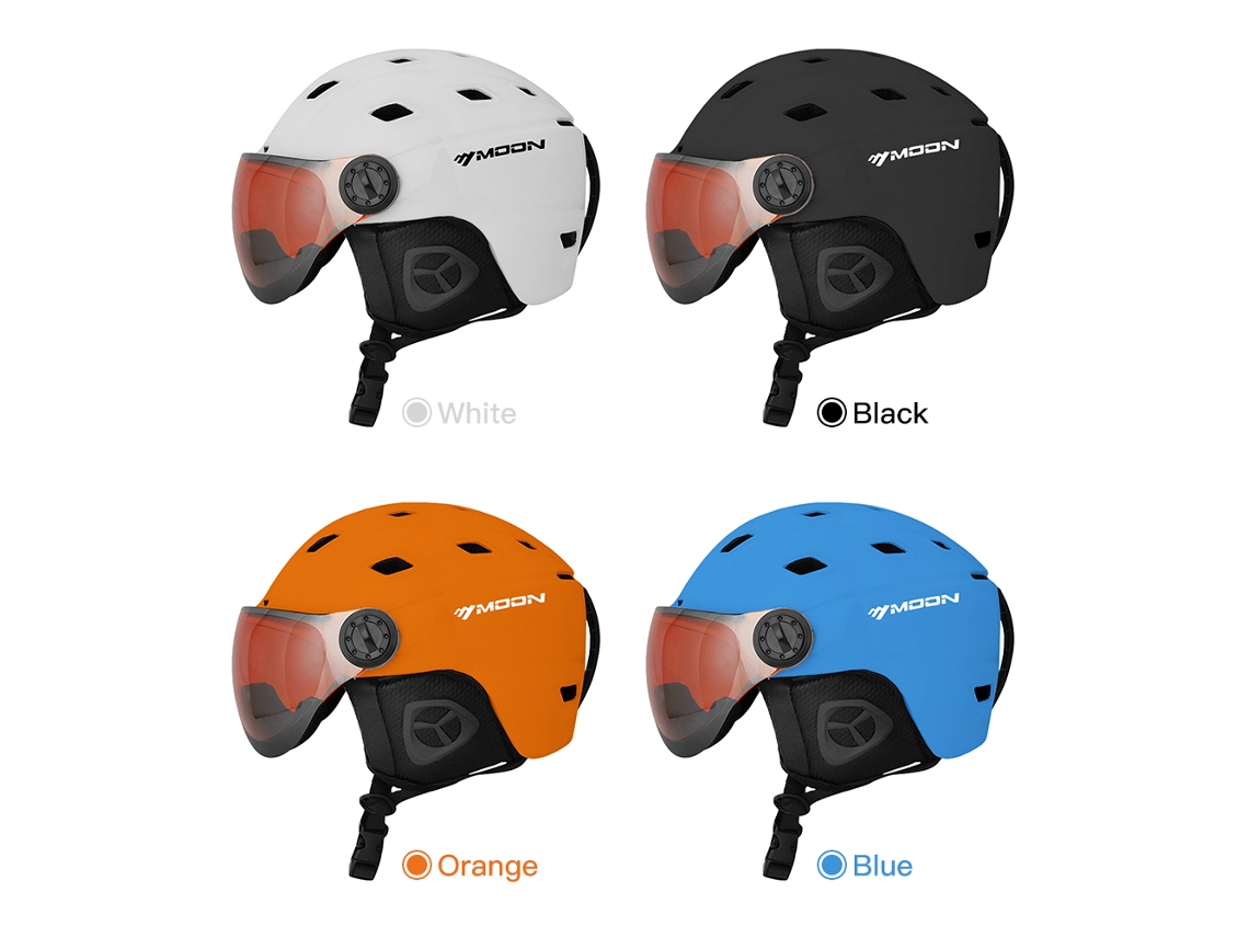 Capacete De Ski (moldagem Interna E Óculos)