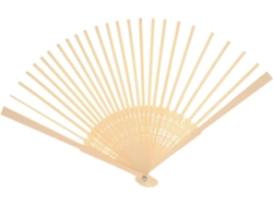 Marco Ventilador Bambú Metal Armar Resistente Roturas Desgaste Decoración Pared Soporte Exhibición