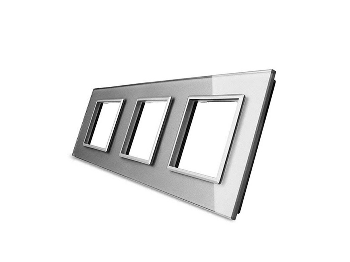 Frontal Cristal 3X Huecos LEDBOX