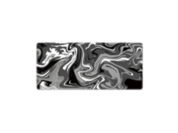 Alfombrilla de ratón grande, alfombrilla de escritorio de 800 x 300 x 2 mm, borde cosido, ideal para juegos, oficina y hogar, línea abstracta