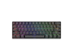 Teclado mecánico de 61 teclas con interruptores intercambiables en caliente, accesorio de oficina y teclado para juegos. Everley891