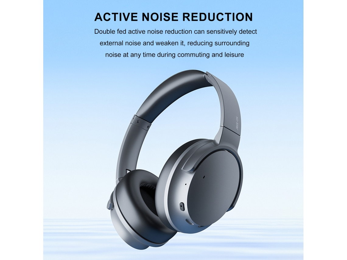 Auriculares Ko-star Nb-1092 Bt5.2 Con Cancelación Activa De Ruido, Plegables, 45 Horas De Duración De La Batería.