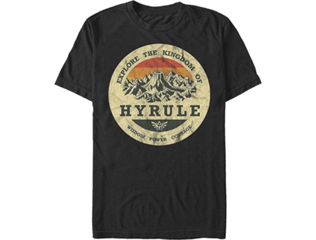 Camiseta ROCKINSTONE Explora el Reino de Hyrule Legend of Zelda (Algodón - M)