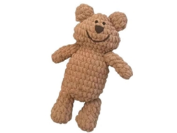 Oso de lana caqui suave y cómodo hecho a mano para niños