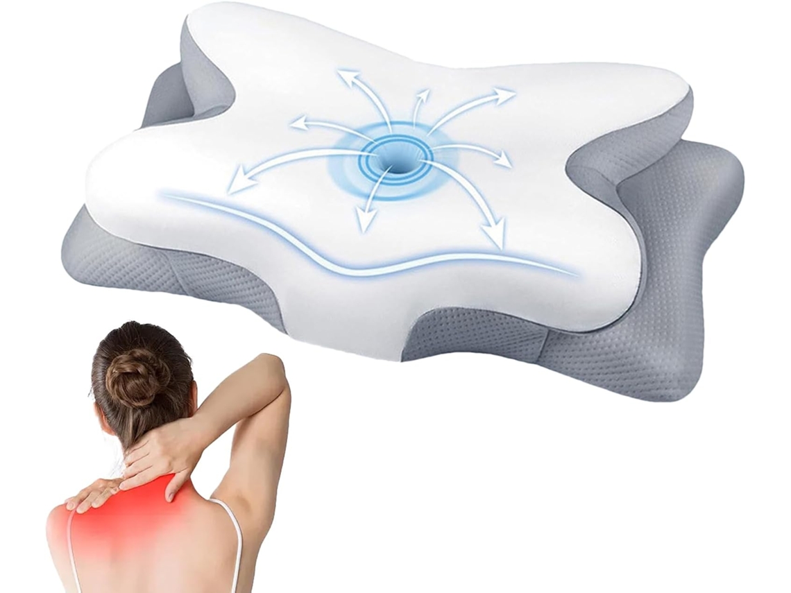 Almohada De Espuma Viscoel Stica Ergon Mica Para Cama Y Hogar Comodidad Transpirable Soporte Cuello Cabeza Hotel Viajes
