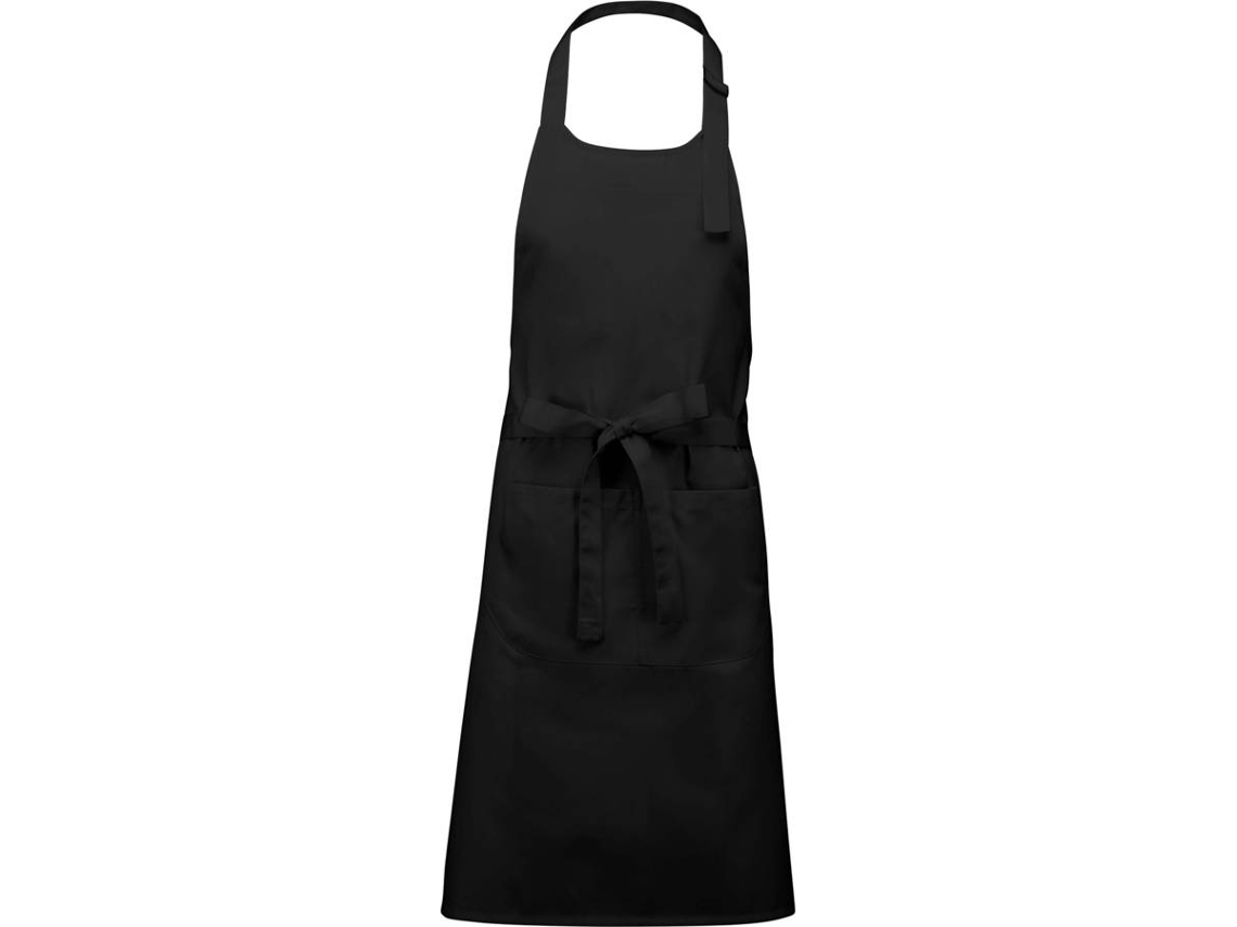 Delantal KARIBAN con Hebilla de Ajuste (Negro - Algodón - 90 x 76 cm)