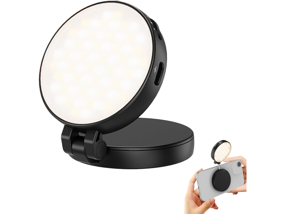Luz Para Selfies Para Teléfono, Luz Magnética Para Maquillaje | Fotografía Portátil