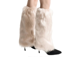 2026-calientapiernas De Pelo Falso Para Mujeres Niñas Suaves Acogedores Mangas Para Botas Invierno Otoño Versátiles