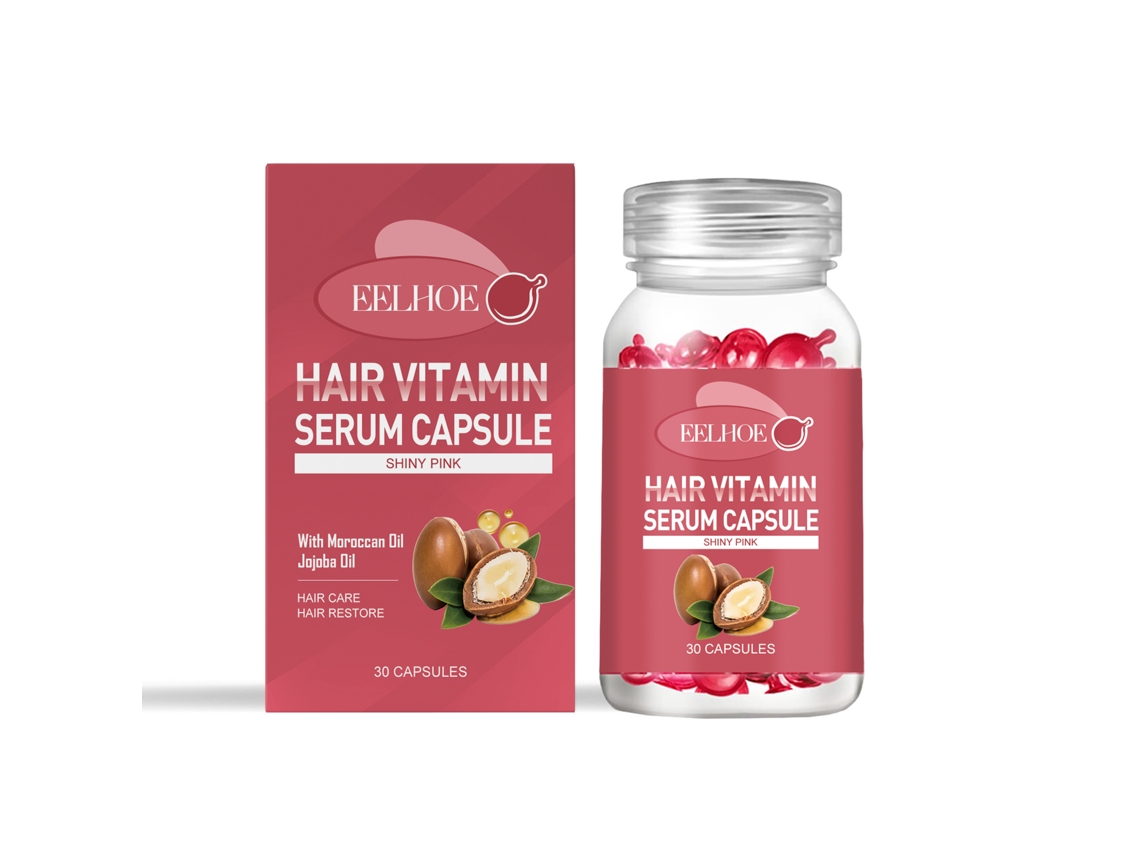 Cápsulas de aceite esencial de rosa para el cuidado del cabello