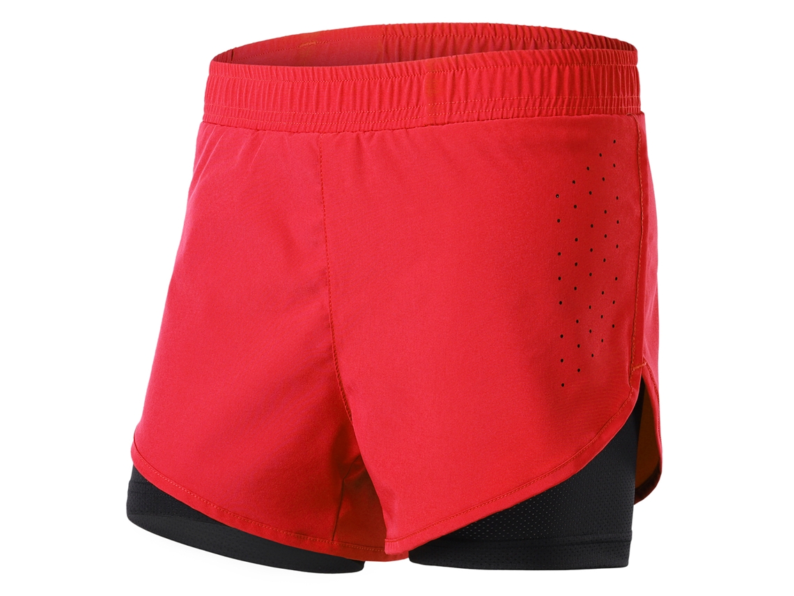 Pantalones Cortos De Running 2 En 1 Para Mujer Con Forro Largo, Transpirable Y De Secado Rápido Para Entrenamiento Activo Y Ciclismo.