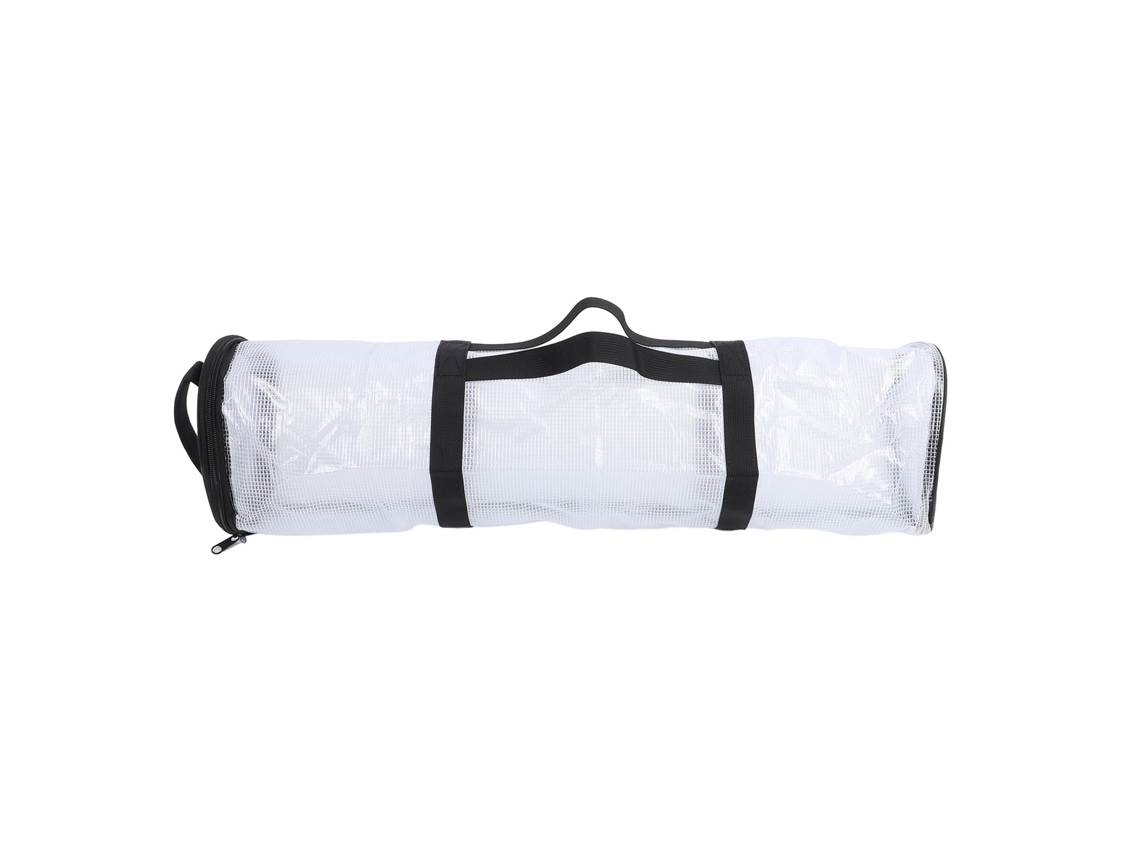 Dan26-organizador Portátil Para Papel De Regalo Grande Capacidad Impermeable Plegable Transparente Para Navidad Blanco