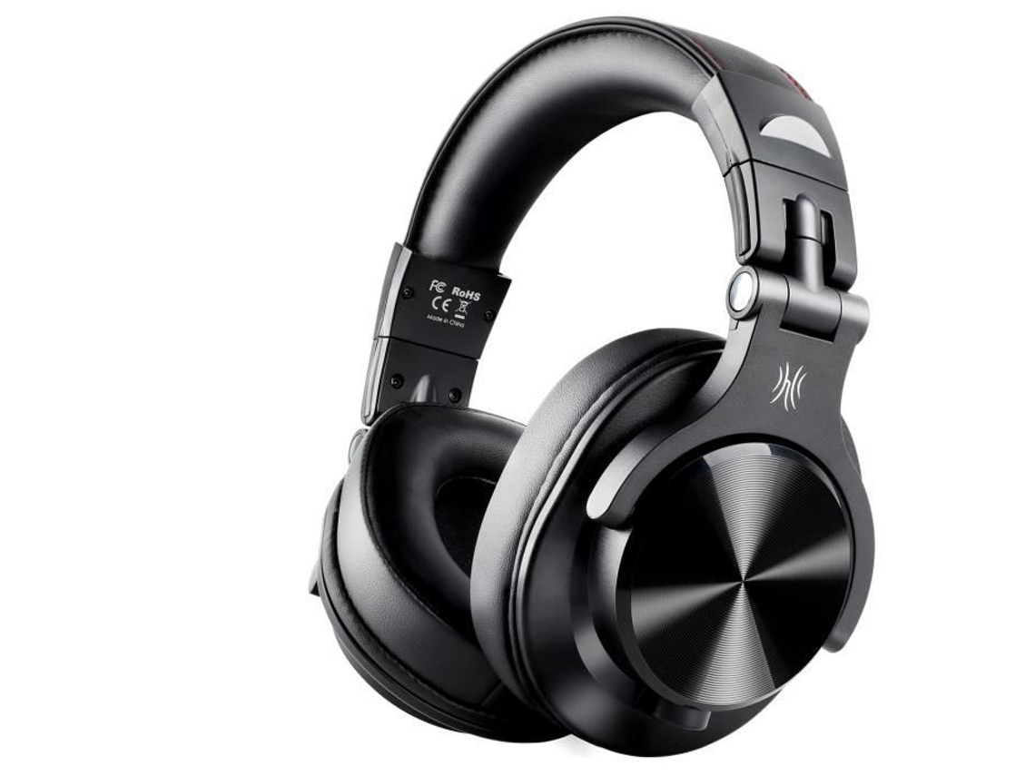 A70 Fusion Auriculares Bluetooth Música/Dj/Estudio Negro ONEODIO