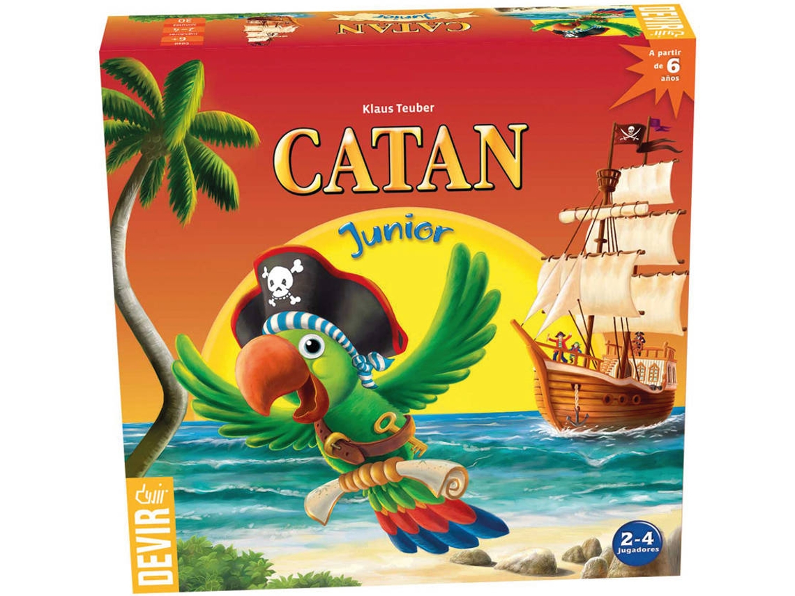 Juego de Mesa DEVIR Catan Junior (Edad Mínima: ‍6 Años - 29.5 x 7 x 29.5 cm)