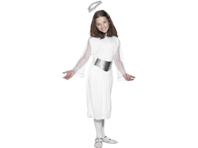 Disfraz de Niña DISFRAZZES Ángel Blanco (Talla: 10 a 12 años)