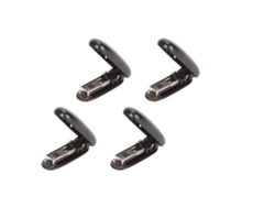 4 Piezas Mini Stapler Plegable, 2-15 Hojas, Stapler De Oficina Escolar, Stapler Manual Para Mesa, Negro