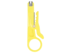 Mini Pelacables Profesional, Práctico Y Seguro Para Líneas Telefónicas, Con Cortador Y Perforador.