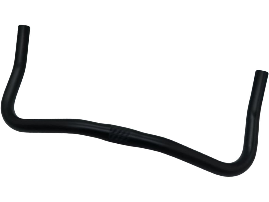 Manillar Harilla Para Bicicleta De Montaña, Curvado, Cómodo Ligero, Descenso, Negro Mate. Estable Fácil