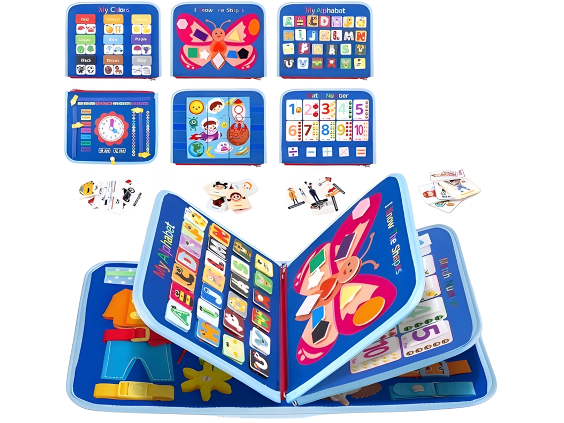 Busy Board Montessorimontessori Tablero Sensorial Para Niños Szsmart Dy03edad Mínima 1 Año.