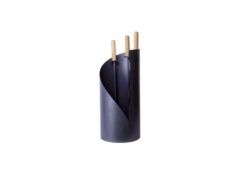 Accesorios para chimenea 4 piezas con soporte SANNOVER