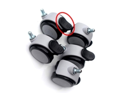 Ruedas Giratorias Freno Para Muebles Ideal Para Uso
