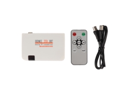 Conversor Adaptador Hdmi A Rf Con Control Remoto Plug 100‑240veu