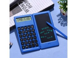 Calculadora Plegable Y Tableta Lcd 6" Con Lápiz Para Niños Y Oficina