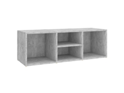Zapatero de derivados de la madera, Gris Cemento, MAISON EXCLUSIVE (105x35x35 cm)