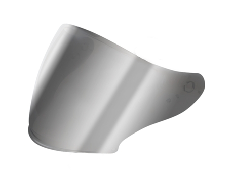 Visera de casco de moto cromada IXS