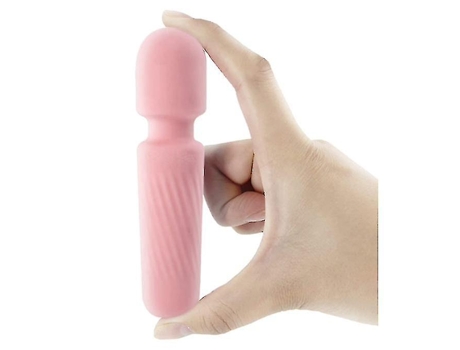 BISBISOUS Mini Vibrador Ccr0317Zzh10 Potente Masajeador Eléctrico Personal Con Varita Rosa