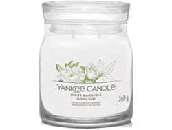 Vela perfumada Yankee Candle de doble mecha de cera de soja con aroma a gardenia blanca, 368 g