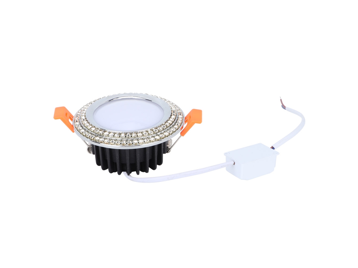 Rebe-luz De Techo Led Rgb Cw 7w Smart Downlight Control Wifi Regulable Ac 85-265v Anillo Plata