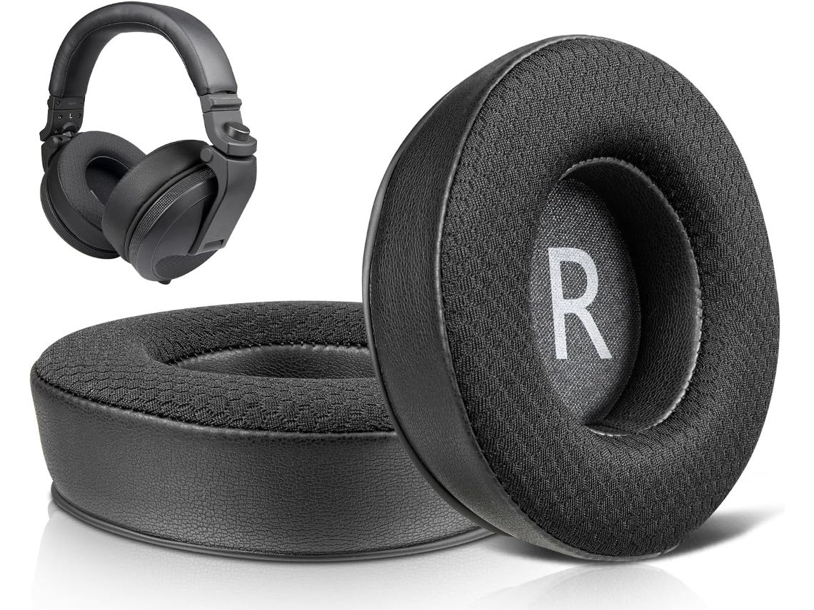Almohadilla Para Auriculares Pioneer Dj Hdj X5/x5 Bt, Hdj X7,hdj X10 Headphone Hdj X5 Mf Preto Zruxe