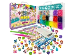 Kit para hacer pulseras Rainbow Loom con 5600 gomas elásticas, dijes y cuentas BANDAI NAMCO