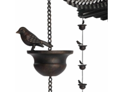 Cadenas Para Canalones: Colgadores Decorativos Estilo Cobre, Cadenas Alternativas Para Bajantes, Duraderas,s A La