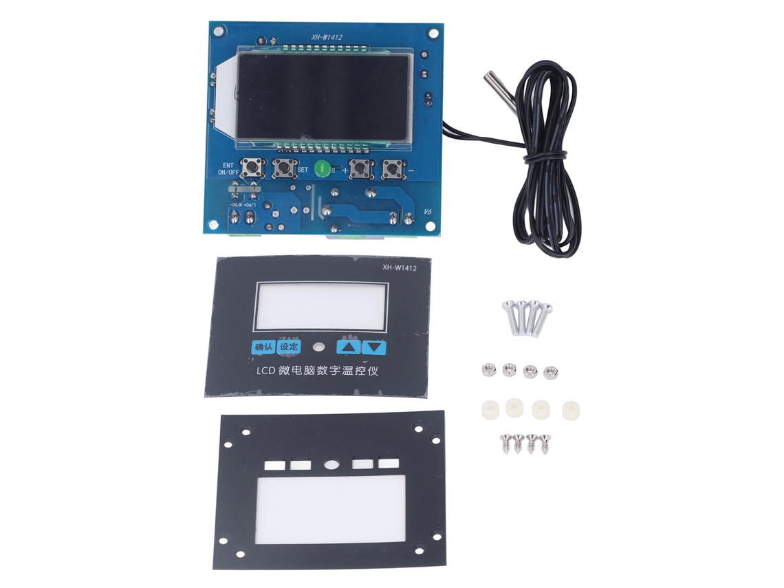 Controlador de temperatura digital de alta precisión Sunflare de 12 V y 0,1 para microcomputadora