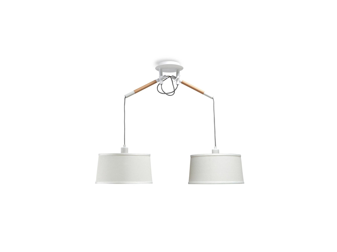 Lámpara blanca 2 brazos NORDICA MANTRA ILUMINACIÓN