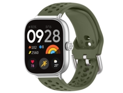 Correa deportiva de silicona para Redmi Watch 6 / 5 / 4 - Hebilla plateada