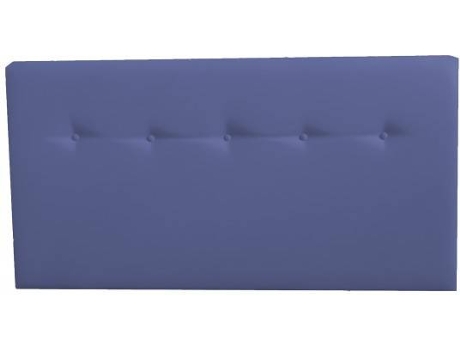 Cabecero DECORQUALITY Alaska (Azul - Polipiel - 105 x 70 cm)
