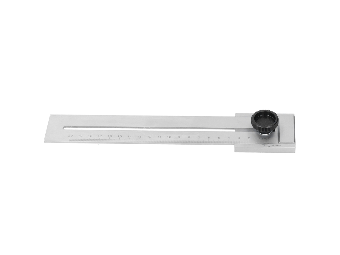 Guía Deslizante De Acero Al Carbono De 200 Mm Para Carpintería De Precisión.