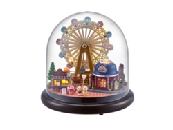 Kit De Casa Miniatura Para Armar Con Luces Led, Madera Hecha A Mano, Regalo De Navidad, Decoración N.° 2