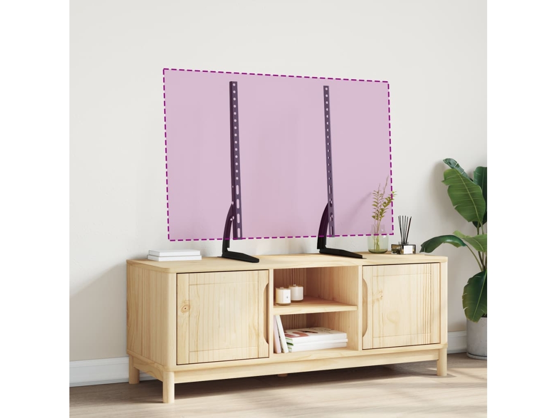 2 soportes para TV | Mueble para TV | Mueble para TV para pantallas de 37 a 75 pulgadas | VESA máximo 600x400 mm | 45 kg