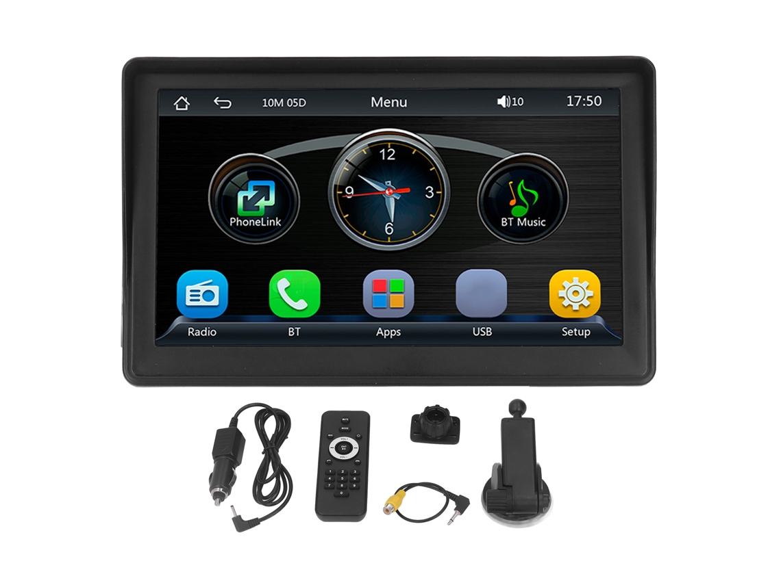 Reproductor Mp5 Para Coche De 7 Pulgadas Con Pantalla Hd, Conexión Para Teléfono, Iluminación De Marcha Atrás, Bluetooth 5.1, B600w